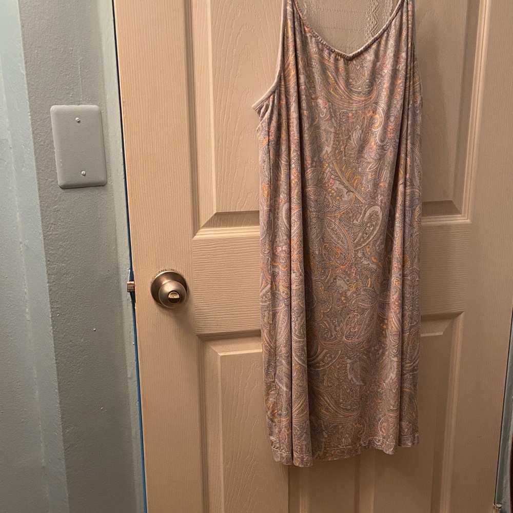 Soma  night gown in cool nights Paisley fabric size L - Picture 8 of 8